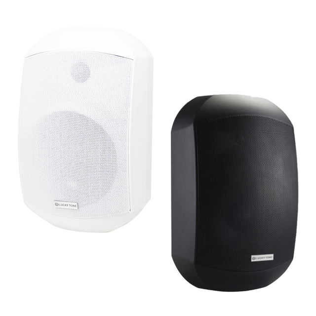 M Professional Plastic Active Wall Speaker 4.25 Inch 2*20W Powered IP66 Water-Proof Active Speaker for Outdoor