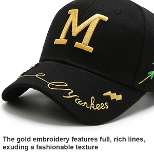 <span class=keywords><strong>Gorra</strong></span> de Béisbol Unisex de Algodón con Logotipo Bordado, 6 Paneles, Protección Solar, para Verano, Deportes, para <span class=keywords><strong>Hombre</strong></span> y Mujer, Venta al Por Mayor - Product Image 3