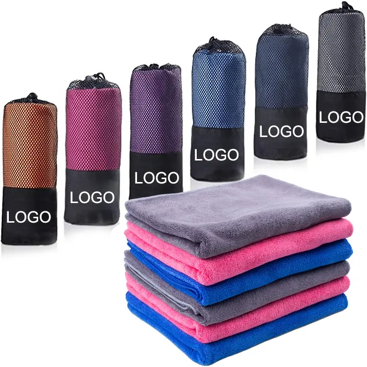 Zweethanddoek Absorberend Sneldrogende Microfiber Fitness Oefening Gym Handhanddoeken Met Logo Custom Sporthanddoek Microfiber