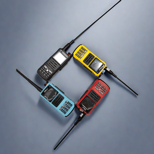 New IPX-8 Waterproof Handheld GMRS Walkie Talkie with LED Display Full Band Support 10W 0-4km Range ODM/OEM Two-Way Radio