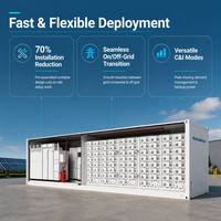 Système de stockage d'énergie solaire Voltanest 500kW-1000kW 1.2MWh-2.4MWh à refroidissement par air LiFePO4, conteneur d'énergie prêt à l'emploi