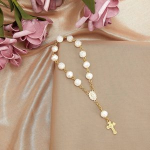 Mini Rosarios, Rosarios <span class=keywords><strong>de</strong></span> Bautizo, Rosarios <span class=keywords><strong>de</strong></span> Dedo en Bolsas <span class=keywords><strong>de</strong></span> Organza para Primera Comunión, Bautizos, Bodas, Recuerdos <span class=keywords><strong>de</strong></span> Fiesta - Product Image 4
