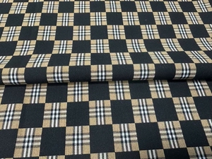 Trong Kho 4-Cách Căng Đôi Dệt Vải 63% Polyester 33% Rayon 4% Spandex Sợi Nhuộm Tartan Cho Phù Hợp Với Áo Khoác Dresses - Product Image 3