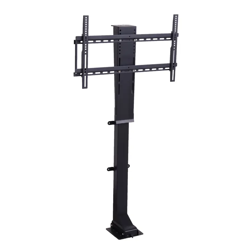 High Quality Adjustable Automatic High Quality Motorized Stands Electric Tv Lift Stand with Bracket 32''-- 70"