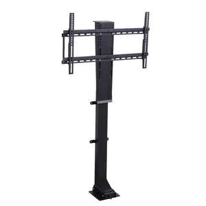 High Quality Adjustable Automatic High Quality Motorized Stands Electric Tv Lift Stand With Bracket 32''-- 70"
