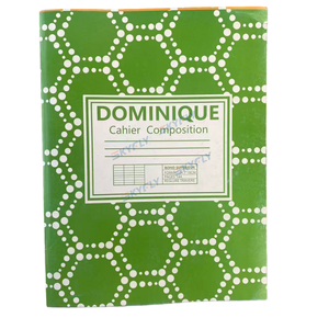 Cahiers de composition avec couverture en carton ivoire, 144 pages, format A5, lignage Seyès, reliure piquée à cheval, pour l'école et le bureau - Product Image 3