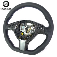 Volant Sport pour BMW en Cuir Noir Fait Main pour BMW M3 E46 E39 E53 Série 330ci 325i
