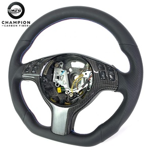 Per <span class=keywords><strong>BMW</strong></span> volante sportivo nero pelle fatta a mano volante auto per <span class=keywords><strong>BMW</strong></span> M3 E46 E39 <span class=keywords><strong>E53</strong></span> 330ci serie 325i - Product Image 2