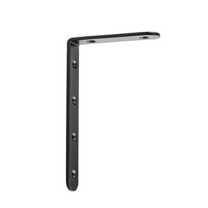 JINNATE 125x75 Black L-Shaped Corner Brace Steel <b>Bracket</b> For Furniture Hardware Fixing Parts - Product Image 5