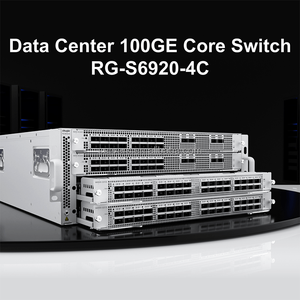 Commutateur fixe de centre de données de nouvelle génération haut de gamme RG-S6920-4C avec 32 ports 400GE, 128 ports 100GE et cartes de ligne 100GE/400GE - Product Image 2