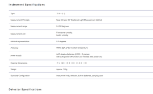 TR-5Z เครื่องวัดความขุ่นแบบกระจายแสง 90 องศา เครื่องทดสอบความขุ่นของตัวอย่างน้ำ - Product Image 4