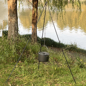 Outdoor Camping <b>Tripod</b> 165cm Portable Foldable For Hanging Pots And Cooking Over Campfire - Product Image 1