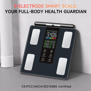 50 बॉडी मेट्रिक्स 8 इलेक्ट्रोड स्मार्ट बॉडी फैट स्केल बी विश्लेषण घरेलू स्वास्थ्य मॉनिटर सटीक शरीर पैमाने - Product Image 6