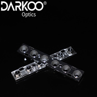 Réflecteur de lumière à angle étroit Darkoo pour lentilles optiques, fabricant de réflecteurs de lumière, lampe 6 en 1, réflecteurs LED