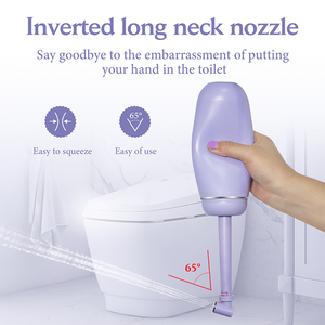Design de Logotipo Gratuito Bidê Portátil de Viagem Personalizável em Silicone 380ml para Uso Doméstico - Product Image 4