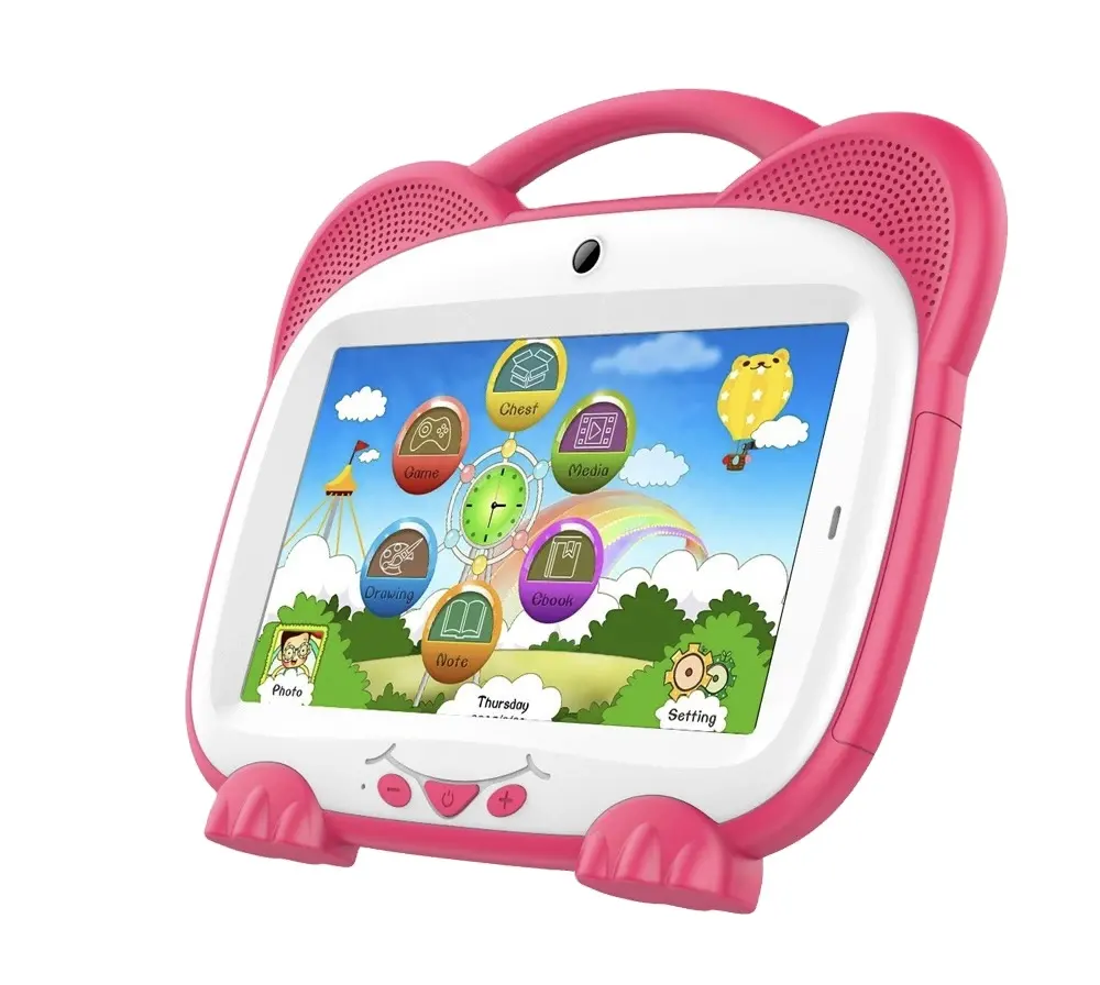 Touch Screen Tablet PC per bambini MT6582 1GB + 8GB Android 5.0 3G Tablet per bambini Tablet da 7 pollici per l'istruzione scolastica