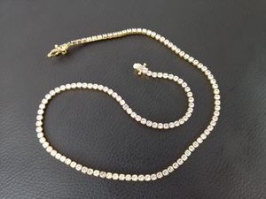 Su misura 925 sterling silver 3A CZ di Zircon tennis Collana per Le Donne - Product Image 4