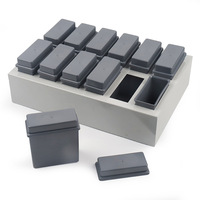 Lab Use Microscope Slide Staining Square Cover Pathology Staining Jar and Rack