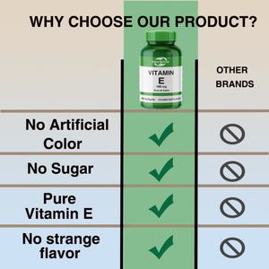 Cápsulas de Vitamina E de Venta Caliente OEM/ODM para Adultos, Suplemento Herbal, Apoyo Inmunológico - Product Image 3