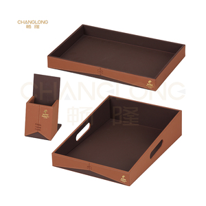 Juego de Accesorios de Almacenamiento de Cuero para Habitación de Hotel, Artículos de Lujo y Conveniencia, Suministros Personalizados para Hoteles - Product Image 4