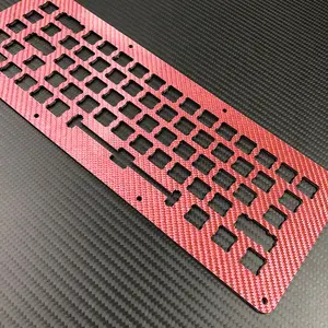 RJX Custom 3K Placa de teclado de fibra de carbono Placa de teclado mecánico