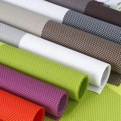 DERFLEX Textilen/kain Teslin untuk furnitur luar ruangan, dilapisi poliester diperkuat dengan PVC