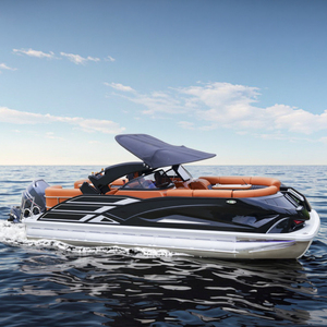 Nouvelle arrivée <span class=keywords><strong>Bateau</strong></span> ponton de luxe en fibre de verre pour la pêche et le divertissement Yacht à <span class=keywords><strong>voile</strong></span> de <span class=keywords><strong>6m</strong></span> avec remorque en option Matériau de coque en PRF - Product Image 2