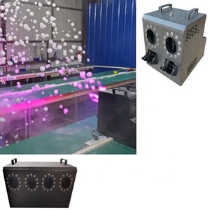 Macchina per Fumo e Bolle con Luce LED RGB e Telecomando per DJ, Feste <span class=keywords><strong>di</strong></span> Halloween, Matrimoni ed Effetti Scenici - Product Image 1