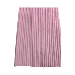 100% Polyester Vải To Sợi Tricot Dệt Kim Lông Cừu Dệt/In Sọc Thiết Kế 150D Cho Cô Gái 'Dresses Rèm Cửa Hàng May Mặc - Product Image 5