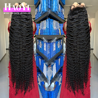 Perruque frontale en dentelle sans colle en cheveux humains non traités, avec fermeture en dentelle HD, style bouclé indien, vietnamien et birman, pour femmes, à raie libre