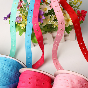 Vải vải <span class=keywords><strong>Polyester</strong></span> Snap Nút băng cho phụ kiện may mặc - Product Image 4