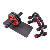 Bandes de résistance Push Up Stand Bar Rouleau de roue abdominale Corde à sauter Grip Force Exercice Home Gym Fitness Muscle Trainer