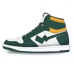 Chaussures de basket-ball G5 Retro New Style Stock 1s TS en daim noir, olive, reverse mochas, pour hommes, sport et décontracté - Product Image 3