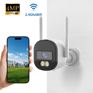 4MP hieasy thông minh ngoài trời nhãn cầu Camera CCTV An Ninh Gia Đình không thấm nước tầm nhìn ban đêm âm thanh hai chiều Tích hợp còi báo động đám mây Wifi <span class=keywords><strong>CCD</strong></span> - Product Image 2