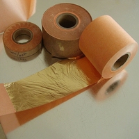 Rouleau de feuille d'or imitation 0,15x75m de largeur, personnalisable pour la dorure de meubles