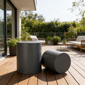 Tabouret cube Y141 <span class=keywords><strong>en</strong></span> FRP multicolore, design moderne, pour centre commercial, aéroport, salon, hall d'exposition, chaise légère empilable - Product Image 4