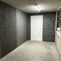 Panel de Pared de Piedra de PU Ligero e Impermeable, Revestimiento de Piedra Artificial de Poliuretano 3D para Decoración de Hoteles y Villas