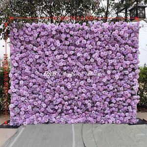 DKB Wholesale Artificial Beautiful 10X10ft Big Size 5d Pink Blush Flower Wall Wedding Decorations Backdrop - Product Image 2