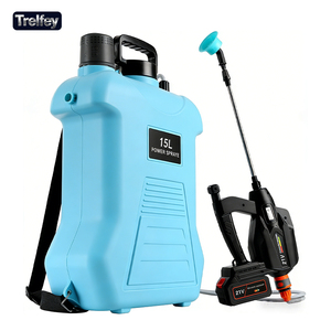 Spruzzatori Elettrici Multifunzione <span class=keywords><strong>a</strong></span> Zaino con Doppi Ugelli per Lavaggio Auto e Irrigazione Giardino - Product Image 1