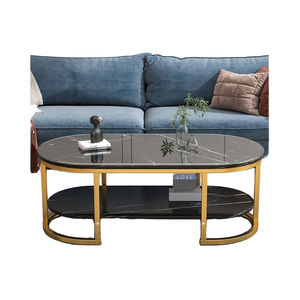 Meja Teh & Kopi desain Modern elegan, untuk rumah kayu Solid furnitur ruang tamu dalam ruangan - Product Image 1