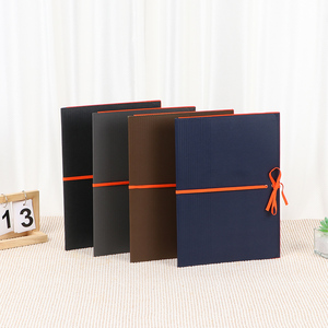 Bán buôn biểu tượng tùy chỉnh <span class=keywords><strong>A4</strong></span> Kích thước giấy thư mục tập tin với vải Bìa Ribbon đóng cửa Túi hình dạng văn phòng trường văn phòng phẩm - Product Image 2