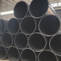 Tuyaux d'eau en plastique, tube HDPE PN10, PN16 DN630 DN710 25 pouces 28 pouces, alimentation en eau, tuyau en polyéthylène haute densité