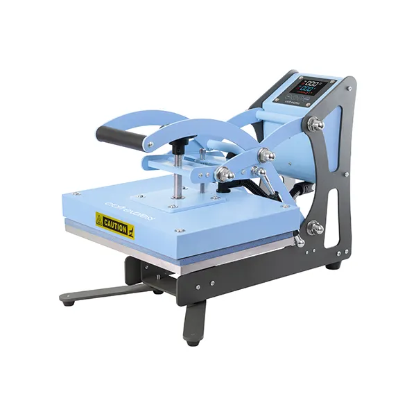 PYD जीवन RTS Dropshipping नीले शिल्प बनाने की क्रिया प्रेस गर्मी प्रेस मशीन 9 "* 12" टी शर्ट मुद्रण गर्मी प्रेस मशीन