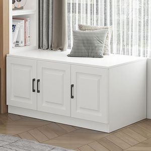 Meuble de rangement étanche pour rebord de fenêtre/baie vitrée avec assise/unité au sol, combinaison de meubles de rangement pour chambre, balcon - Product Image 4