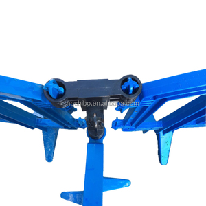 Barricadas de plástico <span class=keywords><strong>Movit</strong></span> Control de multitudes Barricada apilable Barreras peatonales portátiles Barreras DE SEGURIDAD Sistema de barrera de seguridad - Product Image 5