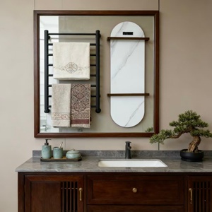 Scaldasalviette Elettrico di Alta Gamma con Piastra Posteriore Zincata e Pannello in <span class=keywords><strong>Ardesia</strong></span>, Doppio Palo in Acciaio Inossidabile - Product Image 4