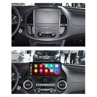 Écran Anti-éblouissement de 12.3 pouces Android Navigation de voiture Carplay 4 + 64 go Autoradio pour Benz Vito 2014-2021 Autoradio stéréo