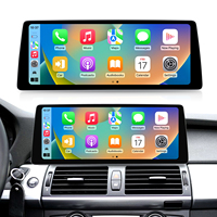 Écran QLED ultra-fin de 12,3 pouces 2400x900 Android 14 pour BMW X5 E70 X6 E71 avec CarPlay sans fil et Android Auto, conserve l'amplificateur d'origine