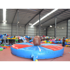 Nuevo Diseño de Brincolines Inflables Redondos, Juego Deportivo y Divertido de Lucha de Toros Inflable con Propulsión Humana para Niños - Product Image 4