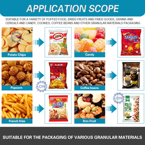 Machine d'emballage et de remplissage de sachets et de pochettes à scellage arrière pour aliments et snacks, entièrement automatique avec contrôle intelligent de la température - Product Image 6